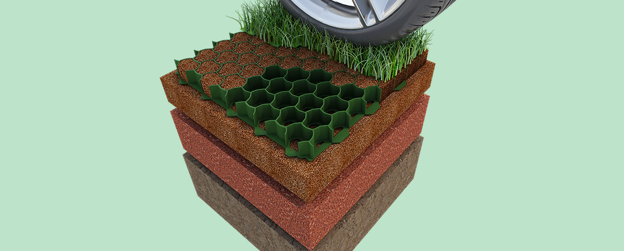 Read more about the article SALVAVERDE – מערכת יחידה לחניות מדשא אמיתי בעלת חוזק של עד 350 טון/מ"ר